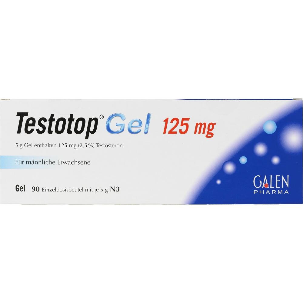 TESTOTOP Gel 125 mg 90 St Gel