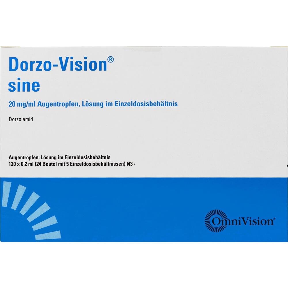 Dorzo-Vision sine 20mg/ml Augentropfen 120X0.2 ml Augentropfen
