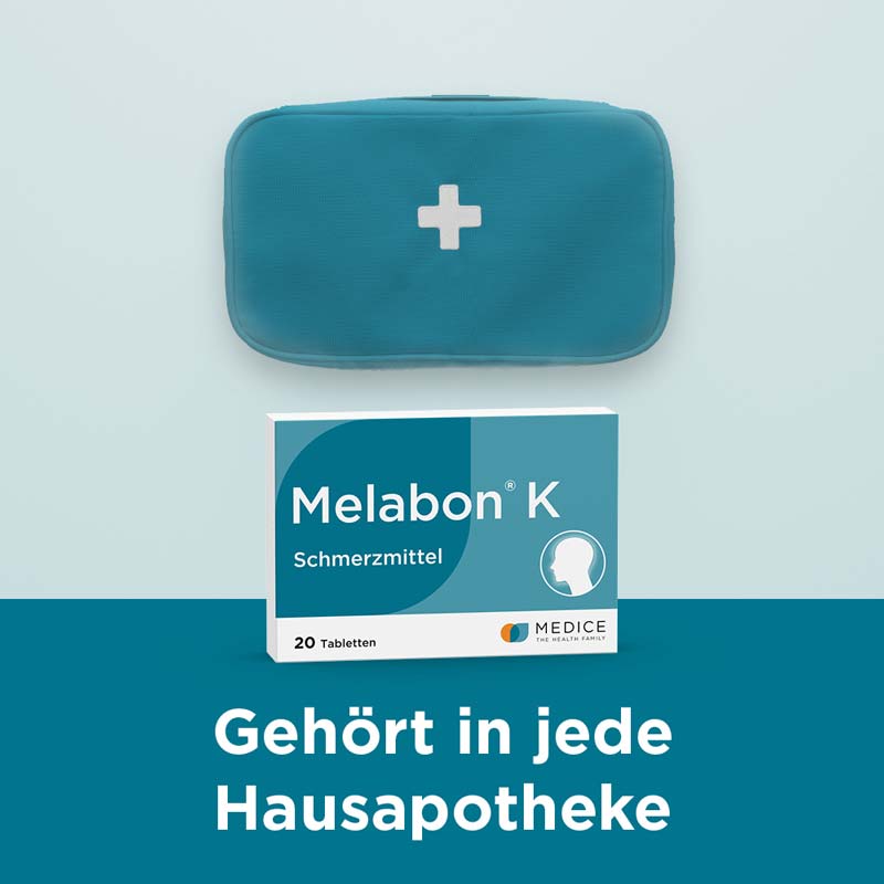 Melabon K bei Kopfschmerzen und Zahnschmerzen 20 St Tabletten