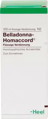 BELLADONNA HOMACCORD Tropfen 100 ml Tropfen