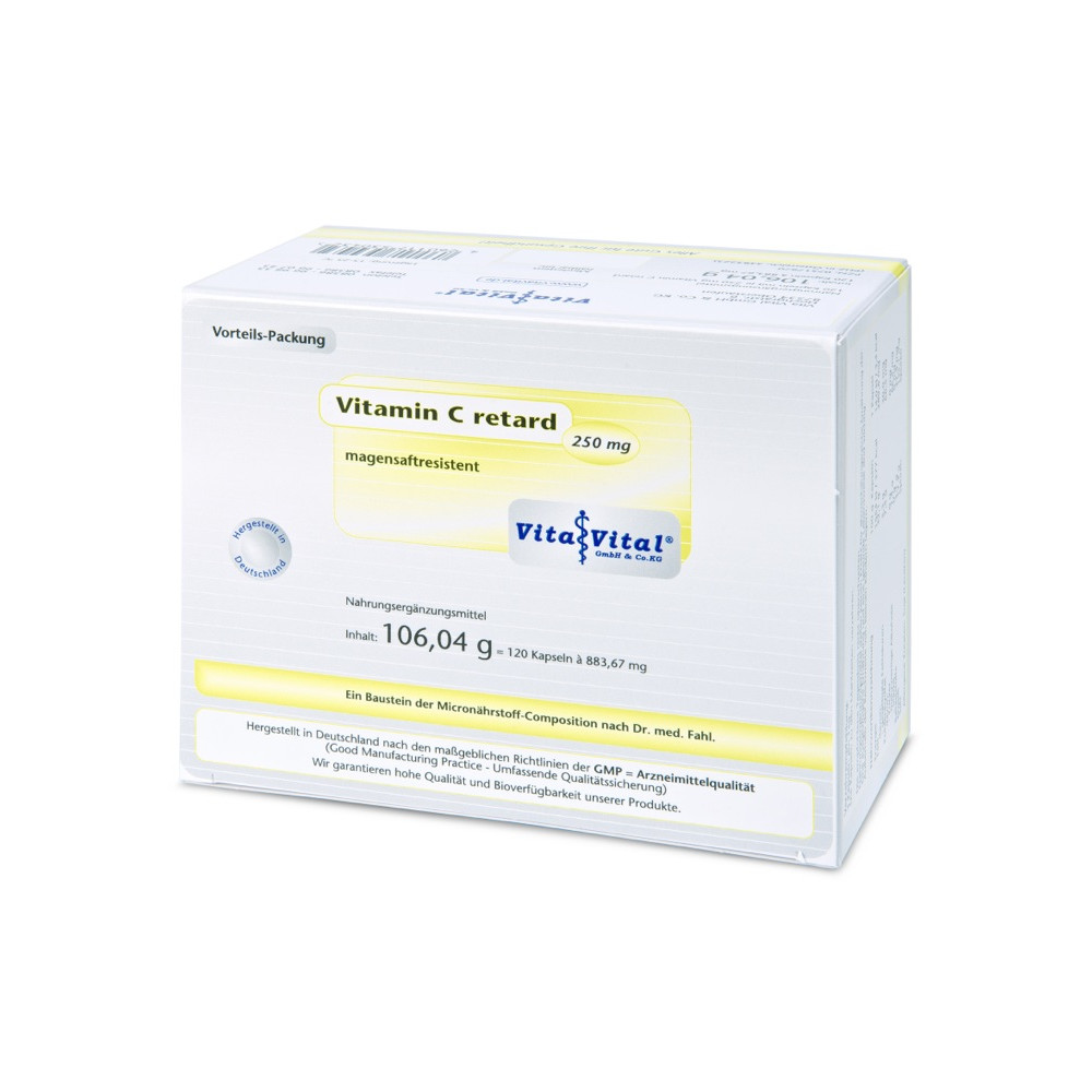 VITAMIN C RETARD 250MG 120 St Kapseln magensaftresistent