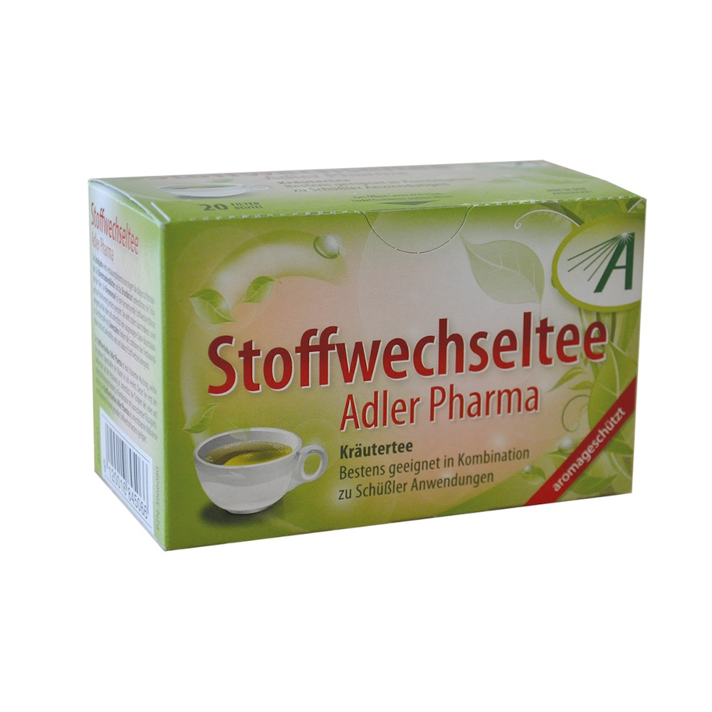 Stoffwechseltee Adler Pharma 20 St Filterbeutel