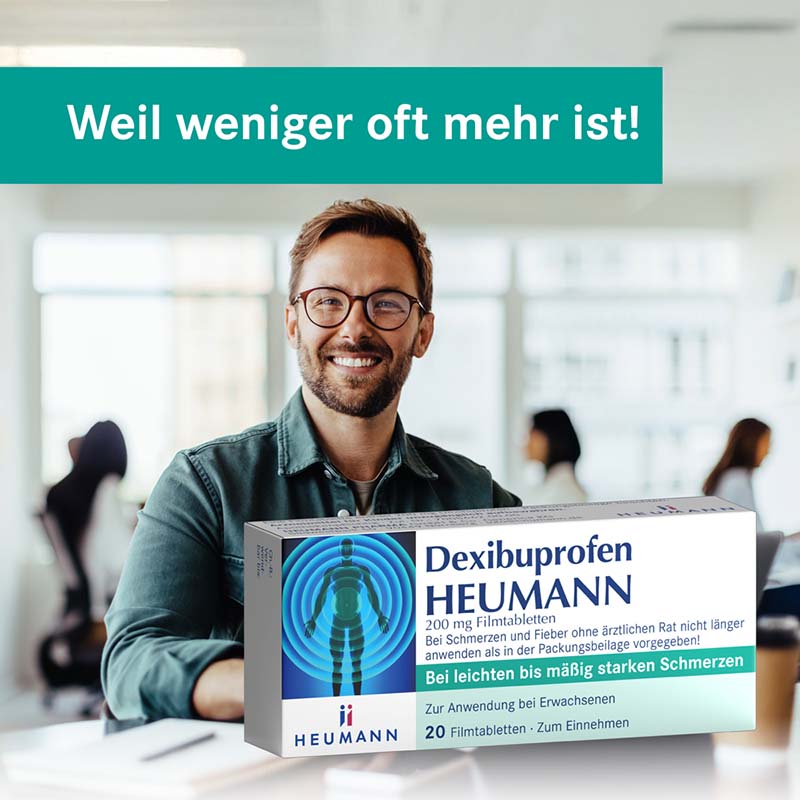 Dexibuprofen HEUMANN 200 mg 10 St Filmtabletten