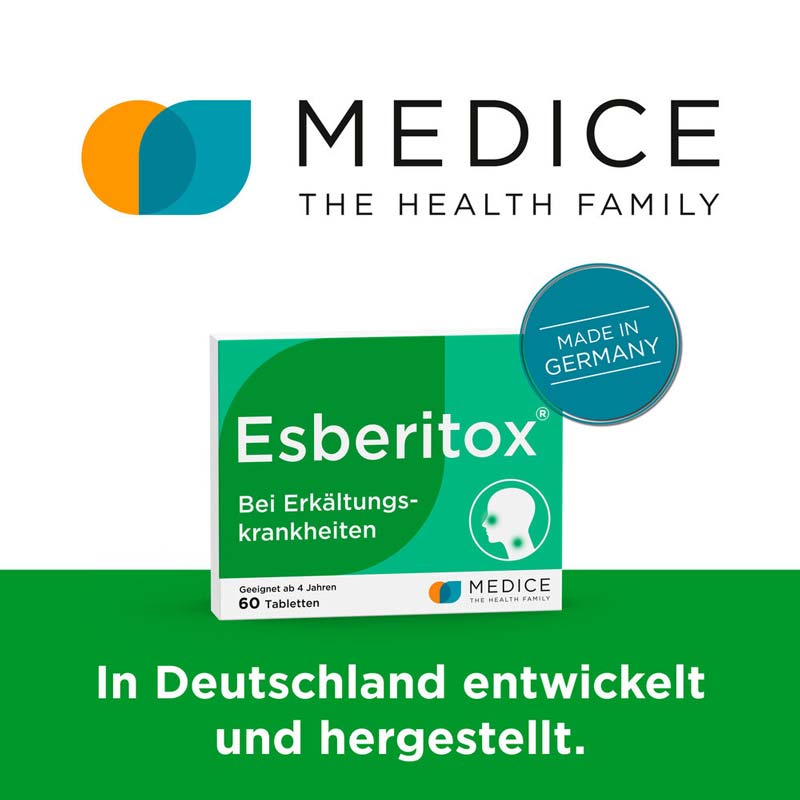 Esberitox Tabletten bei Erkältungskrankheiten  60 St Tabletten