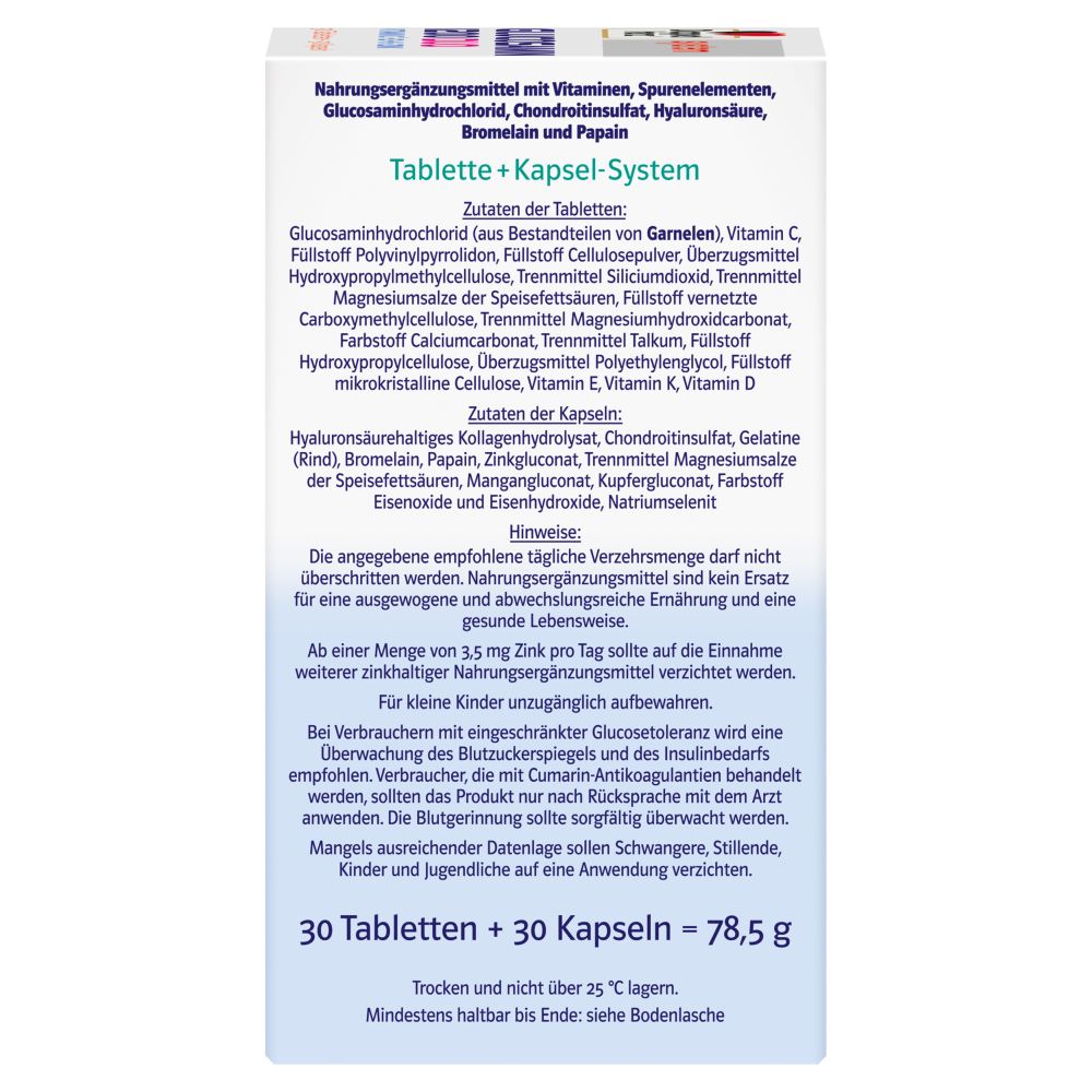 Doppelherz system GLUCOSAMIN 1200 DUO 60 St Kombipackung