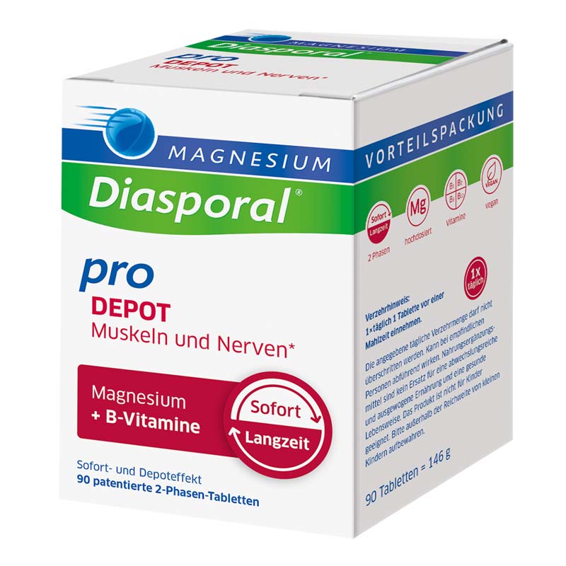 MAGNESIUM Diasporal pro DEPOT 90 St Tabletten