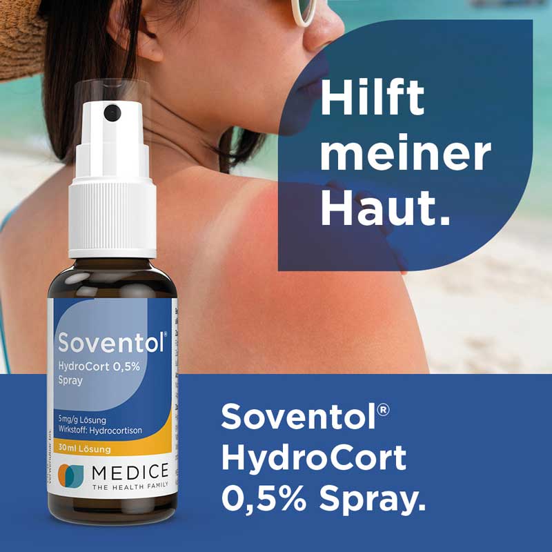 Soventol HydroCort 0,5% Spray bei Hautentzündungen 30 ml Spray