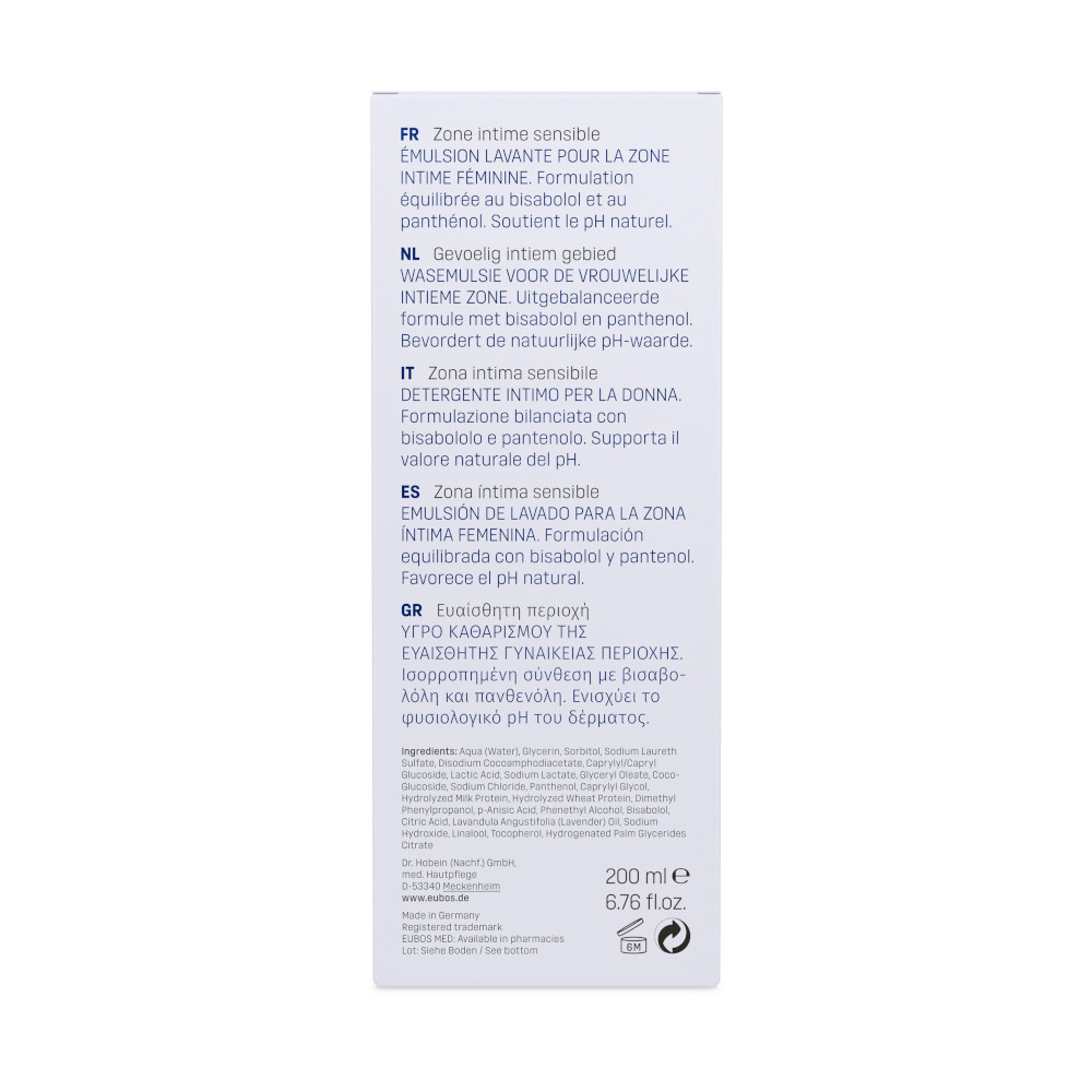 EUBOS INTIMATE WOMEN WASCHEMULSION 200 ml Lotion