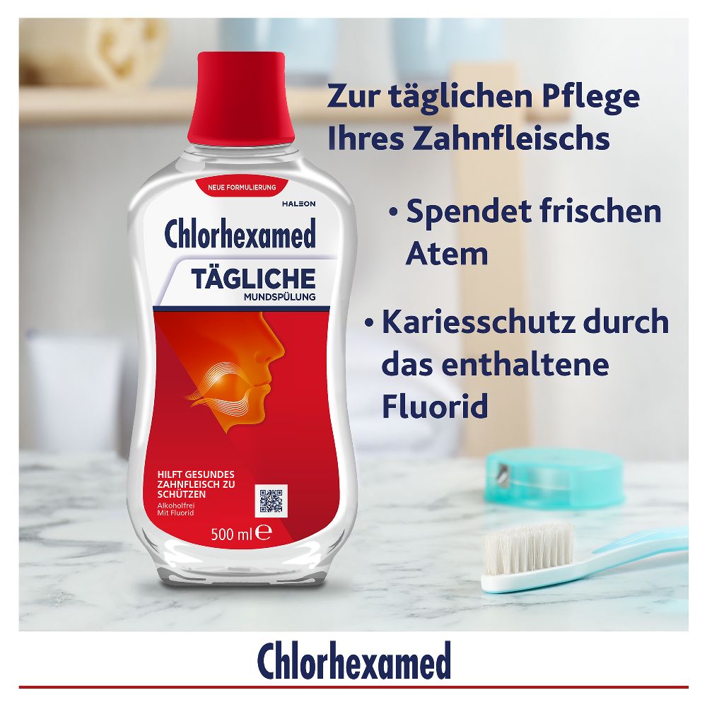 Chlorhexamed TÄGLICHE MUNDSPÜLUNG 500 ml Spüllösung