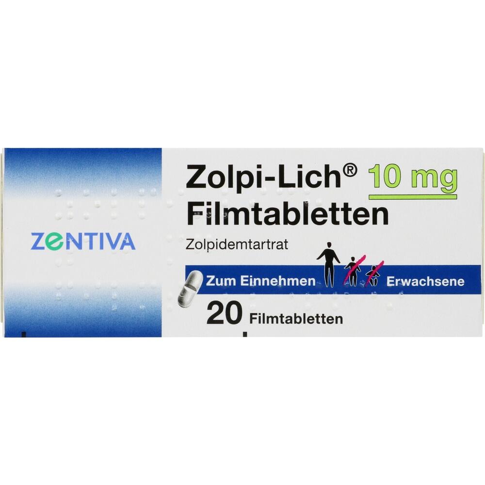 Zolpi-Lich 10mg 20 St Filmtabletten