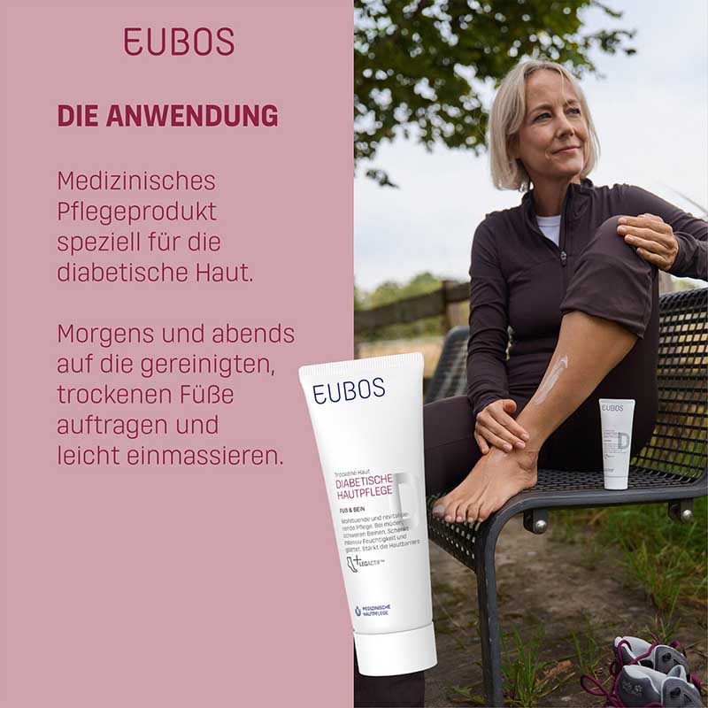 EUBOS DIABETISCHE HAUTPFLEGE FUß & BEIN 100 ml Creme
