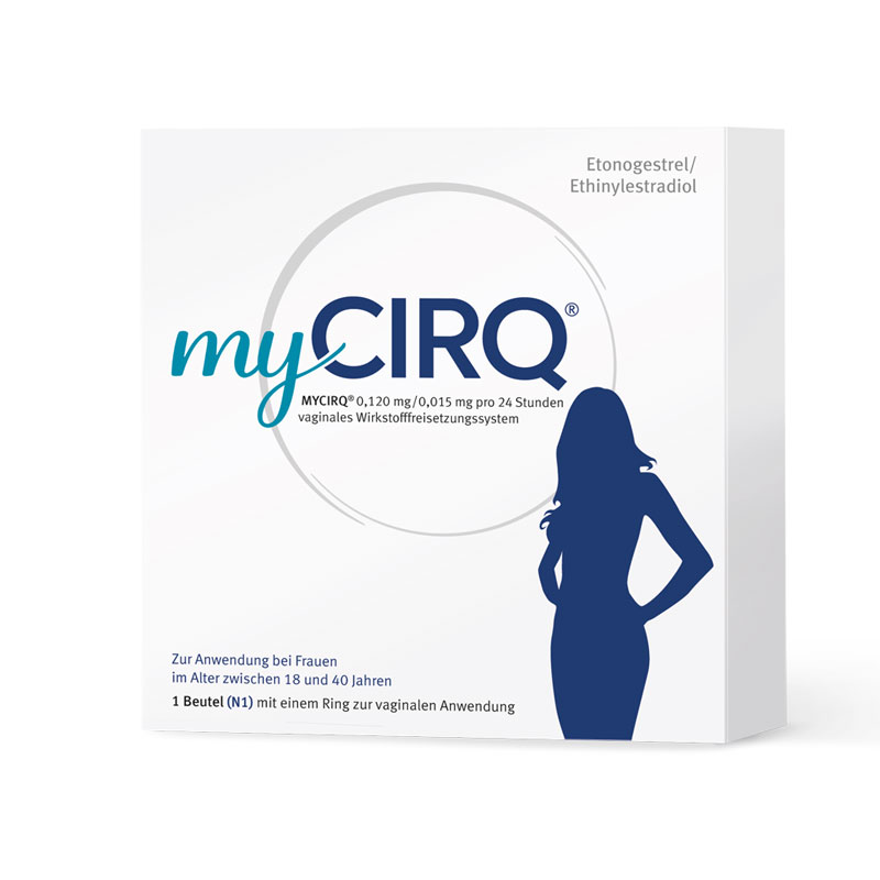 myCIRQ 0,120 mg/0,015 mg 1 St Vaginalring