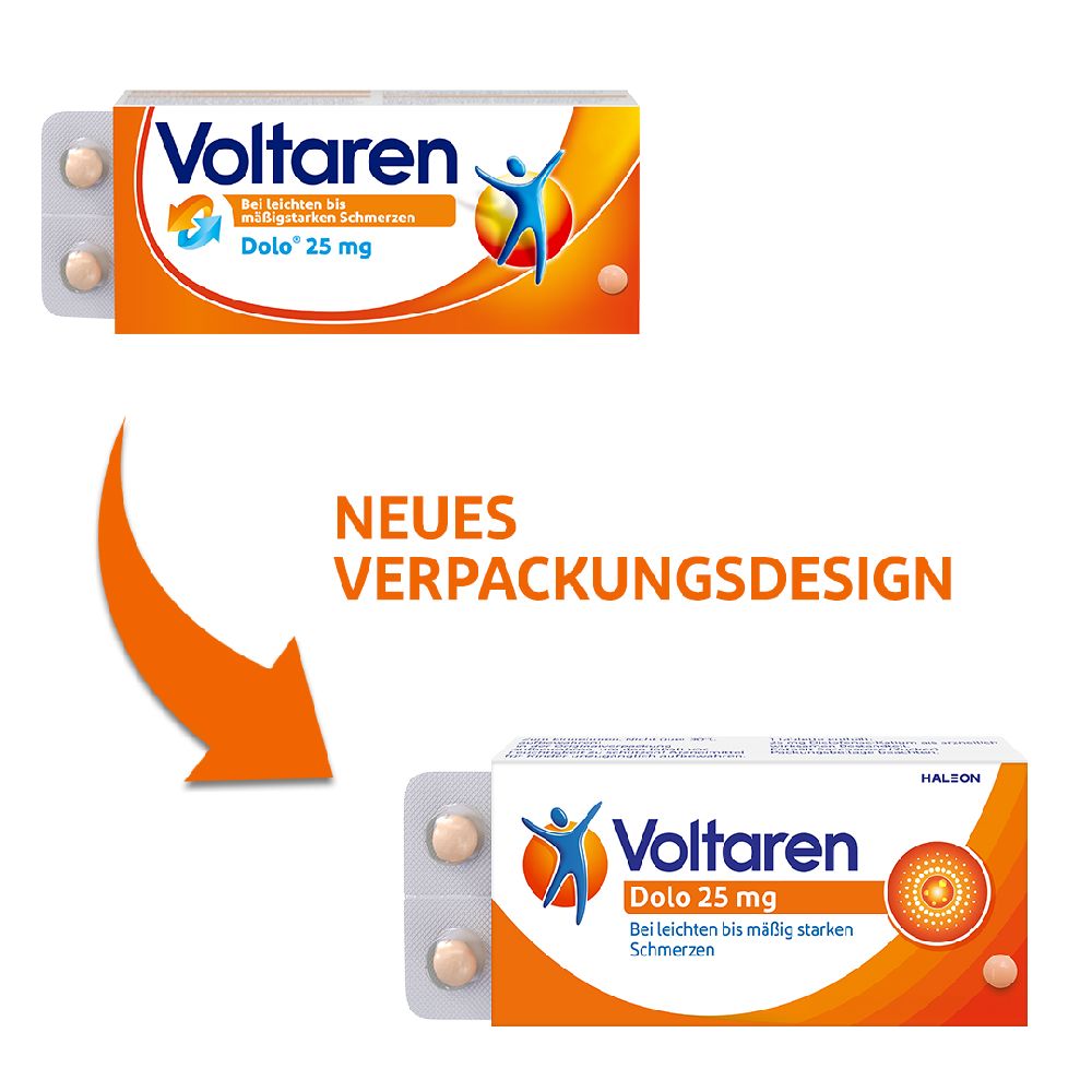 Voltaren Dolo 25mg 10 St Überzogene Tabletten