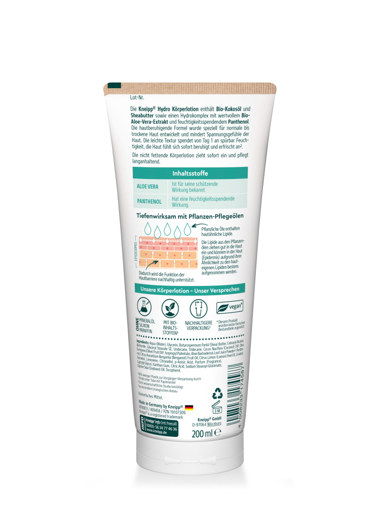 Kneipp Hydro Körperlotion 200 ml Lotion
