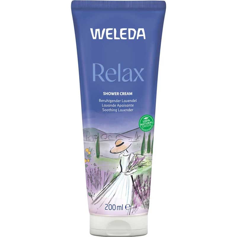 Weleda Relax Shower Cream Lavendel 200 ml Duschgel