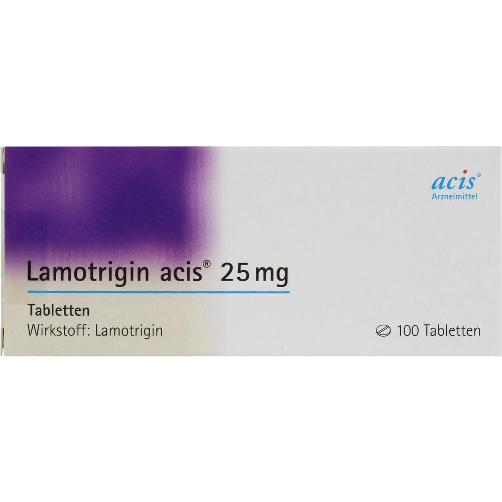 Lamotrigin acis 25mg 100 St Tabletten