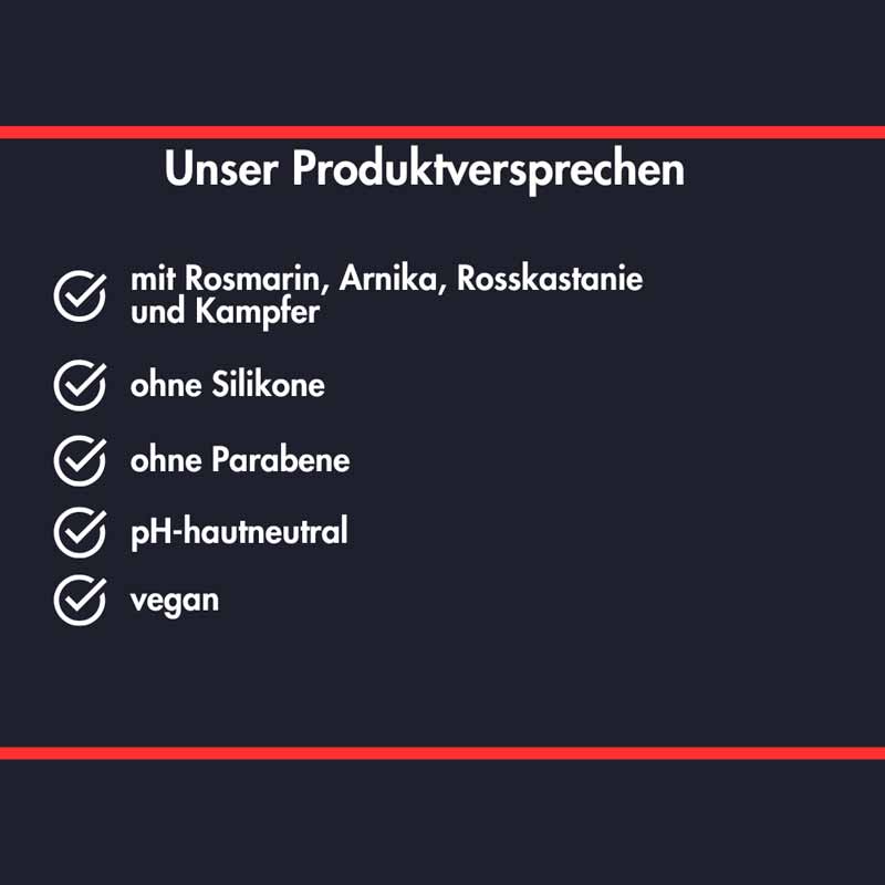 ENSBONA Pferdesalbe mit Rosmarin, Arnika, Rosskastanie & Kampfer 500 ml Salbe