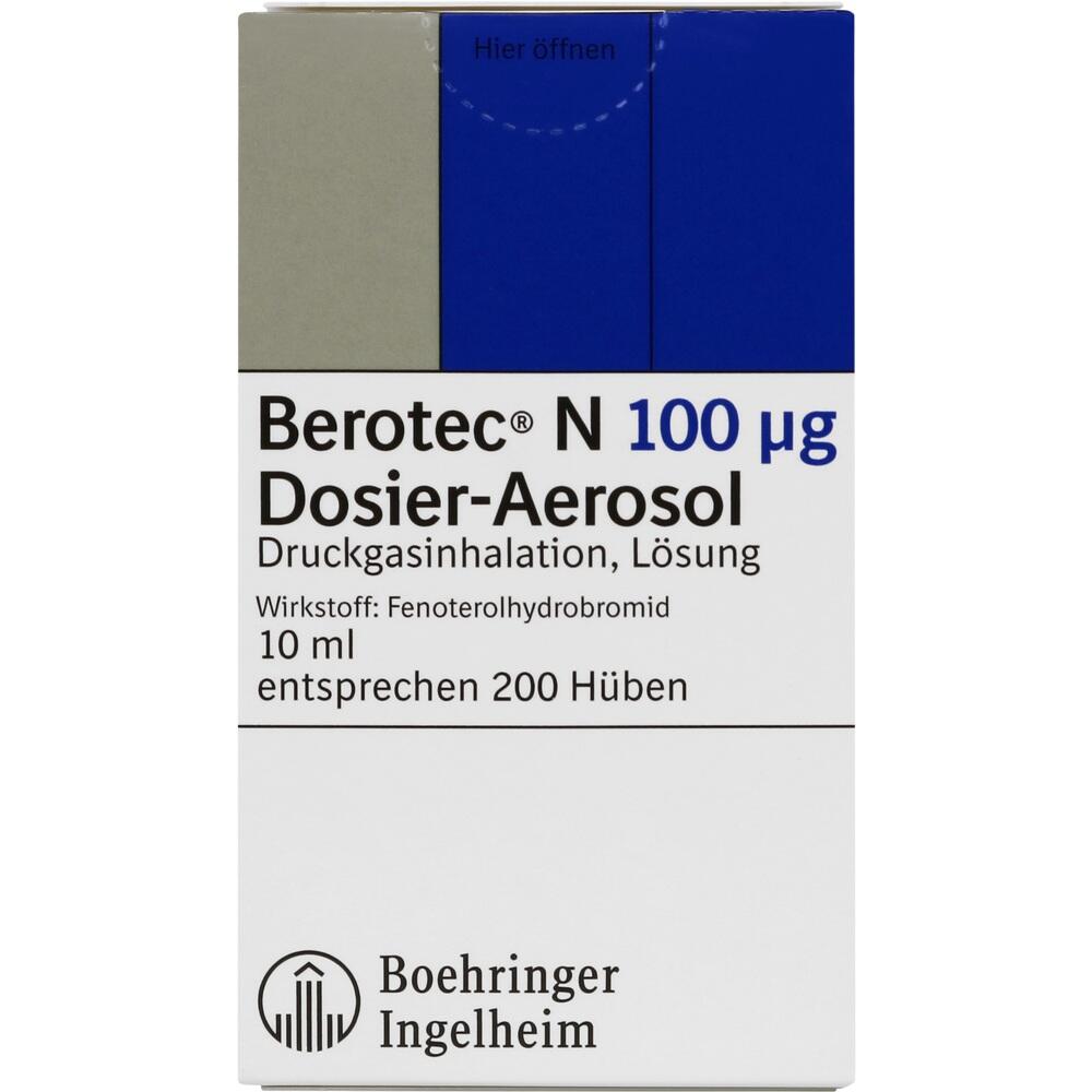Berotec N 100 ug 10 ml Dosieraerosol
