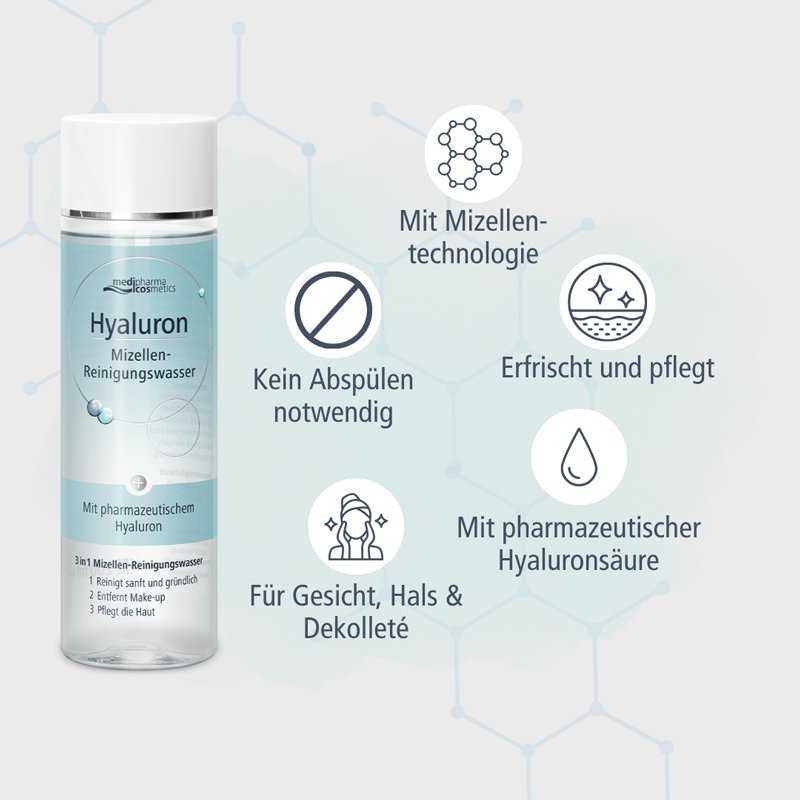 HYALURON Mizellen Reinigungswasser 200 ml Flüssigkeit