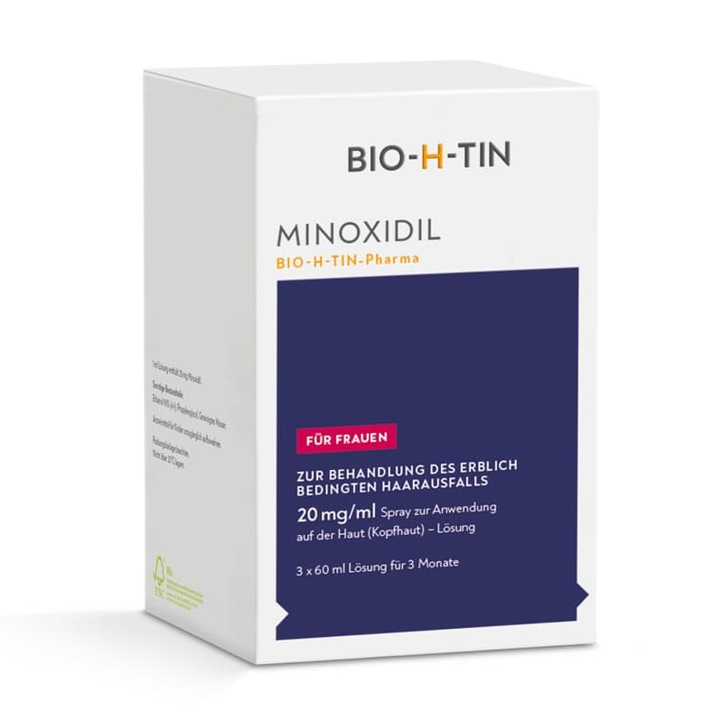 MINOXIDIL BIO-H-TIN Pharma FÜR FRAUEN 3 Monatspackung 3X60 ml Lösung