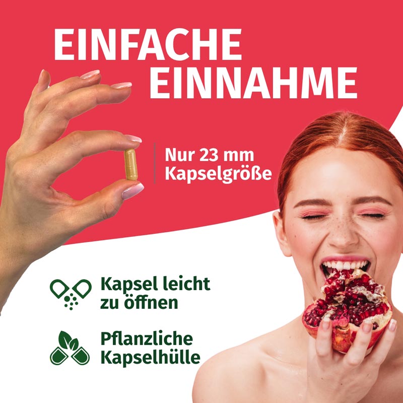 GREEN NATURALS GRANATAPFEL + 40% Ellagsäure 180 St Kapseln