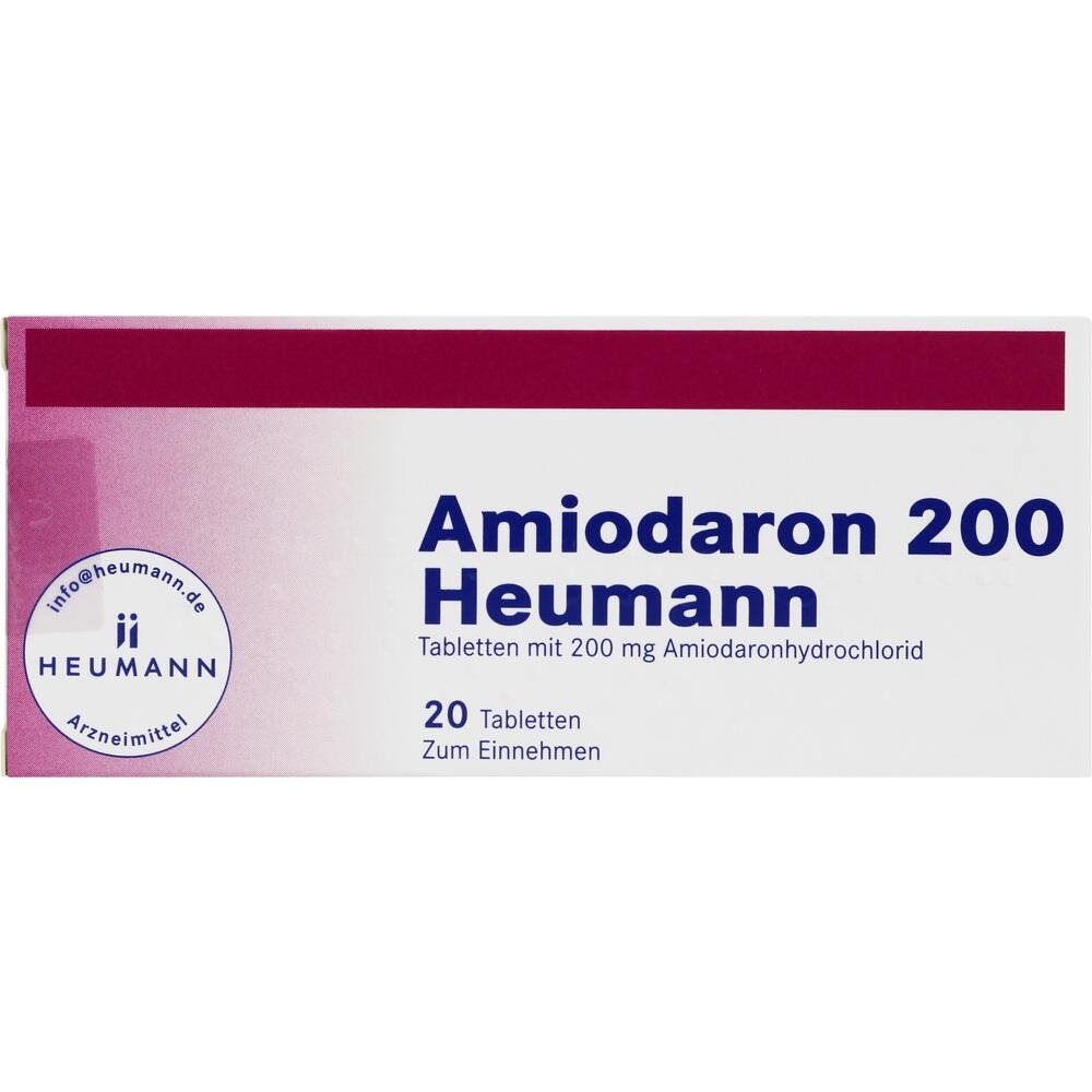 AMIODARON 200 Heumann Tabletten 20 St Tabletten