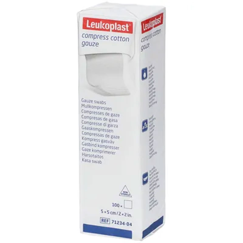 Leukoplast Kompressen 5x5cm 12-fach 100 St Kompressen