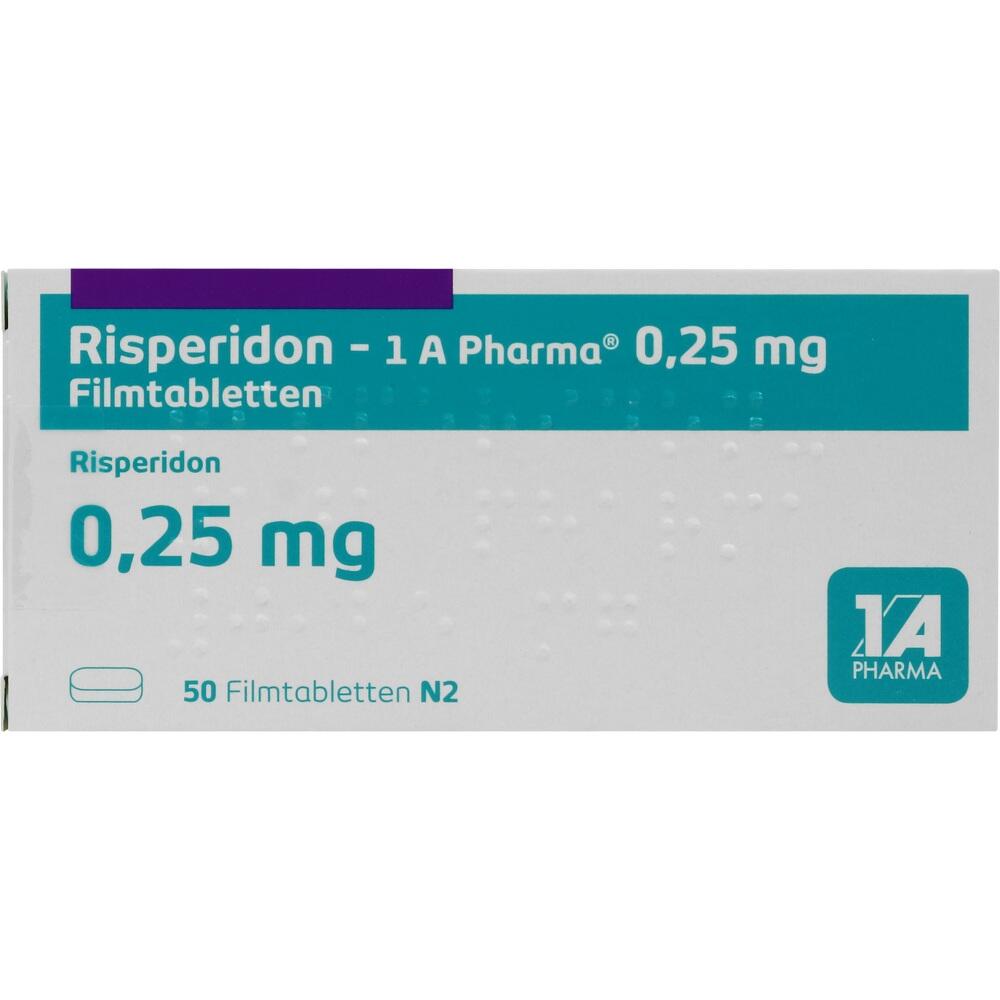 Risperidon-1 A Pharma 0,25mg 50 St Filmtabletten