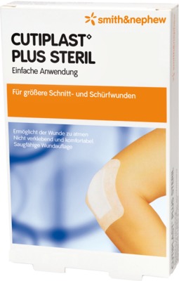 CUTIPLAST Plus steril 7,8x10 cm Verband 5 St Verband