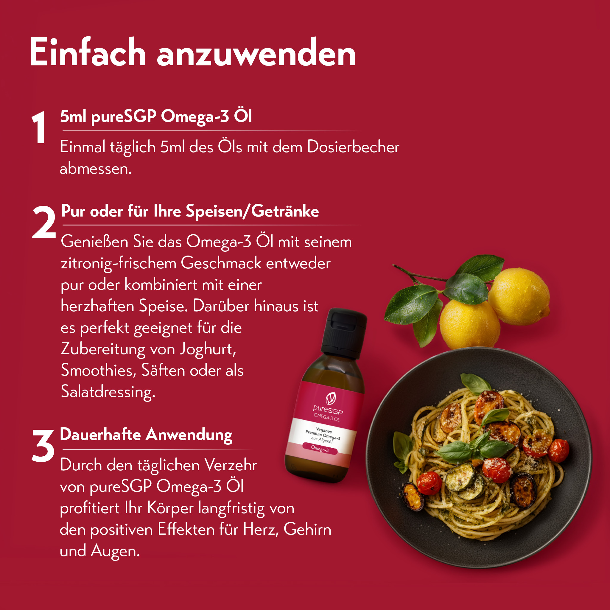 pureSGP OMEGA-3 ÖL 150 ml Tropfen