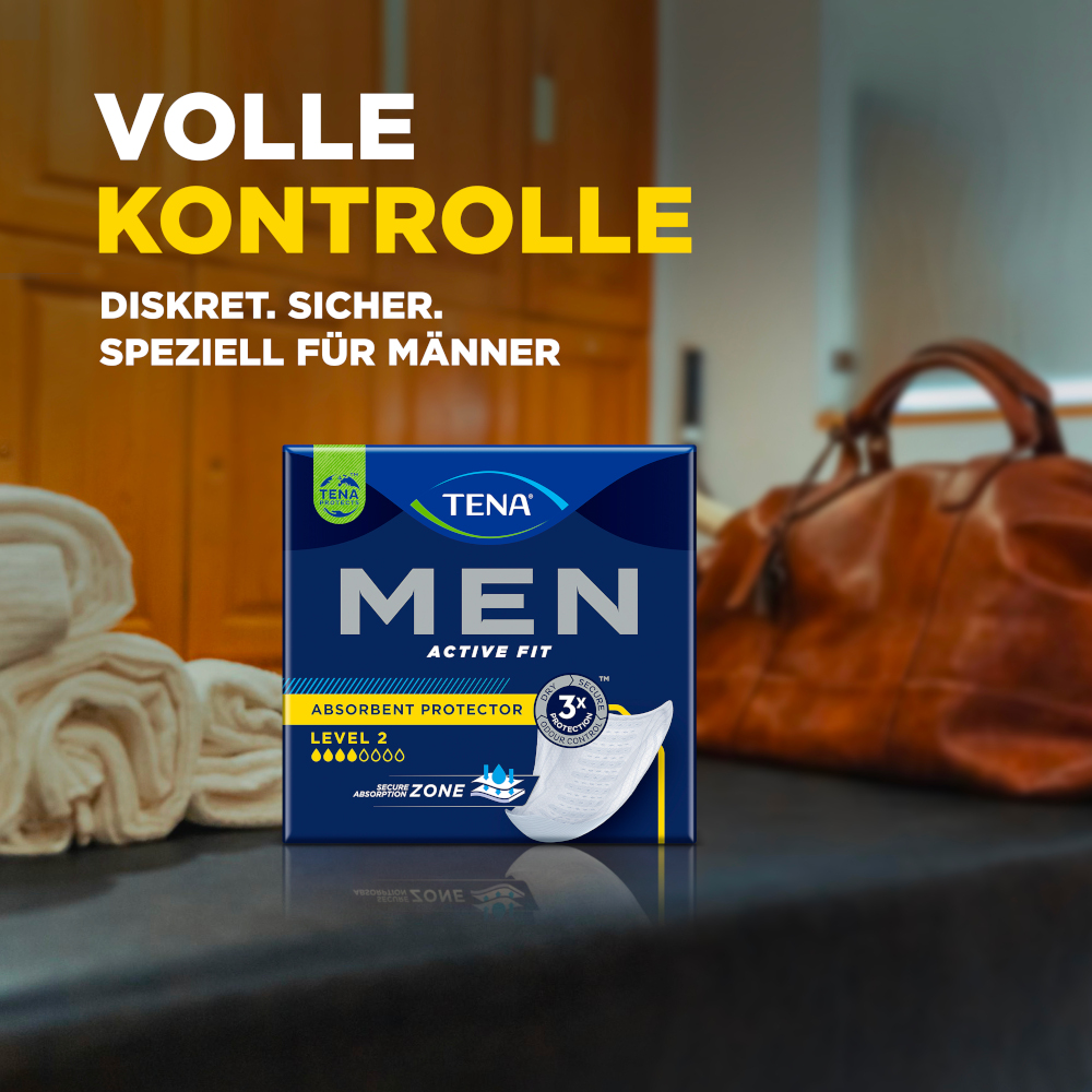 TENA MEN ACTIVE FIT LEVEL 2 Inkontinenzeinlagen  6X20 St