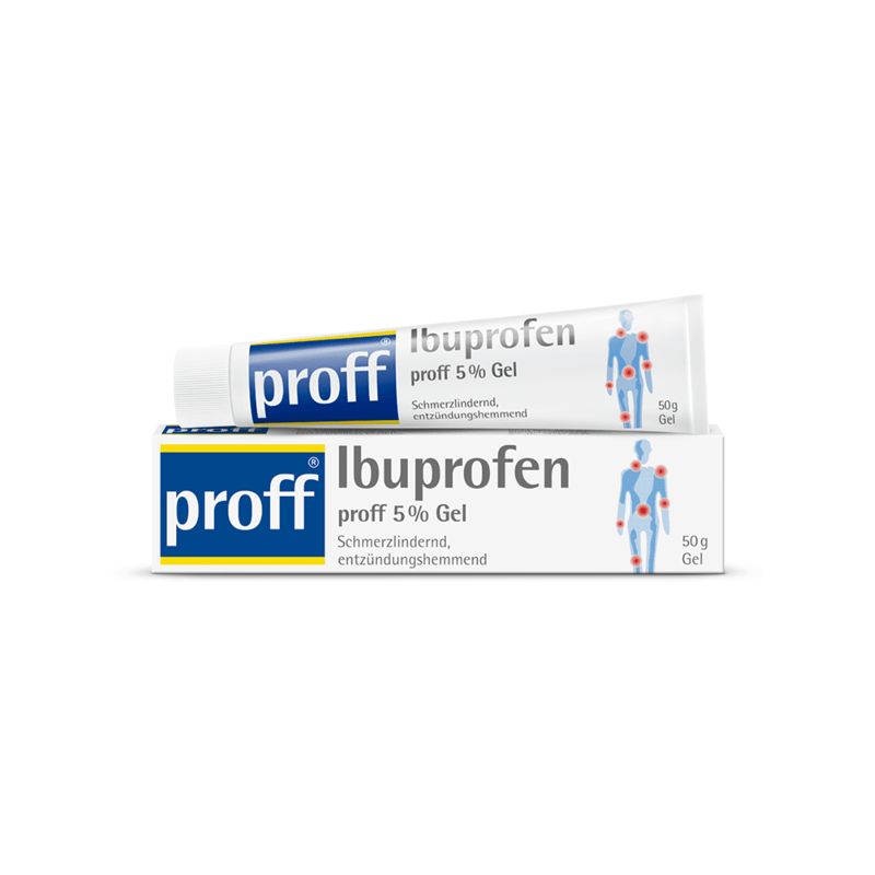 Ibuprofen proff 5% 50 g Gel