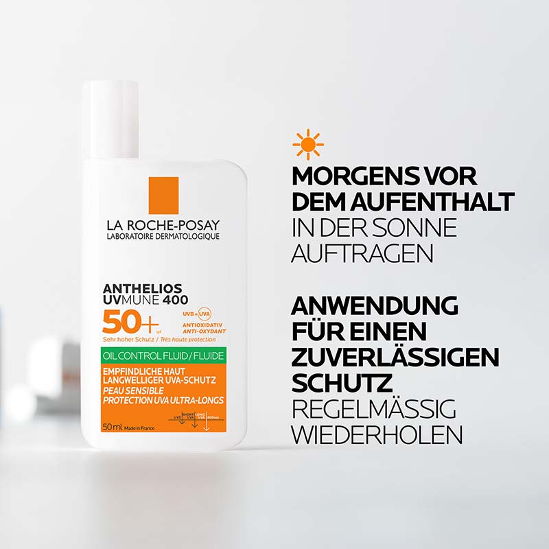 LA ROCHE-POSAY ANTHELIOS UVMUNE 400 LSF 50+ OIL CONTROL FLUID 50 ml Flüssigkeit