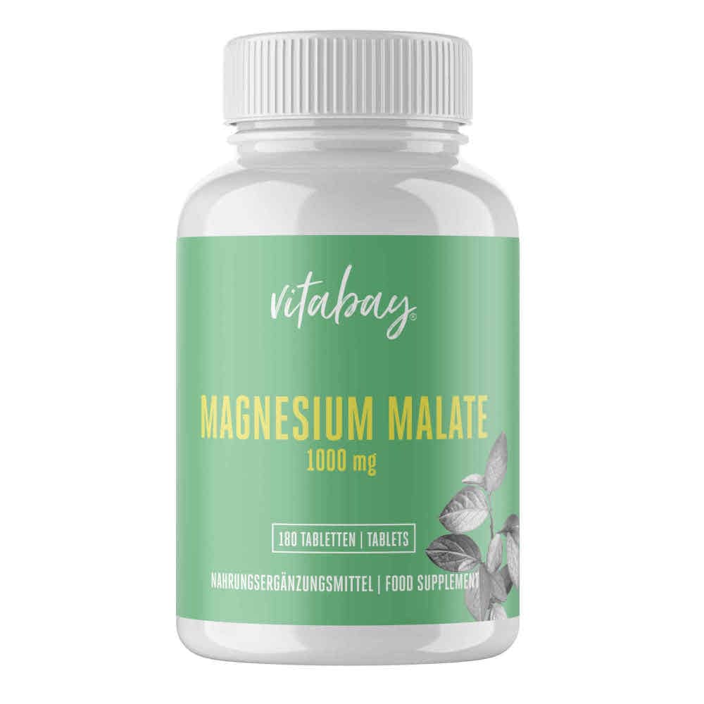 vitabay Magnesium Malate 1000 mg 180 St Tabletten