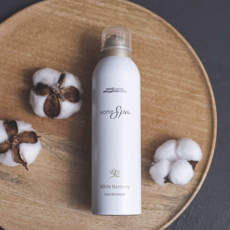 medipharma HomeSpa White Harmony Duschschaum 200 ml Duschgel