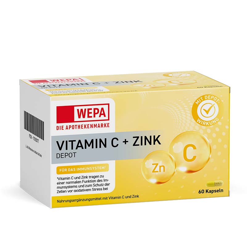 WEPA VITAMIN C + ZINK 60 St Kapseln