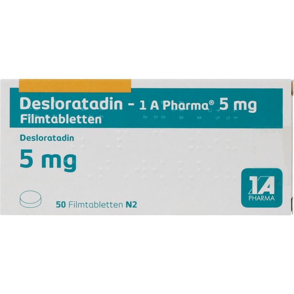 Desloratadin-1 A Pharma 5mg 50 St Filmtabletten