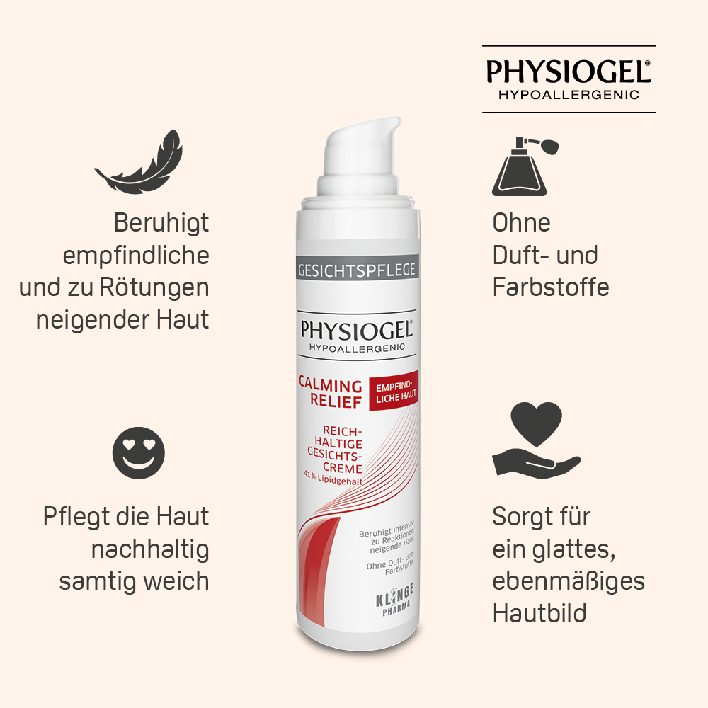 PHYSIOGEL Gesichtspflege Set Calming Relief für zu Rötungen neigende Haut 1 Sparset