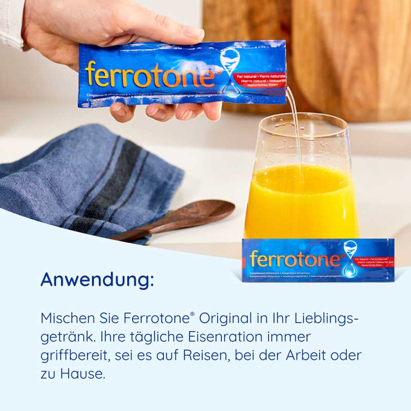ferrotone - natürliches Eisen 14X20 ml Beutel