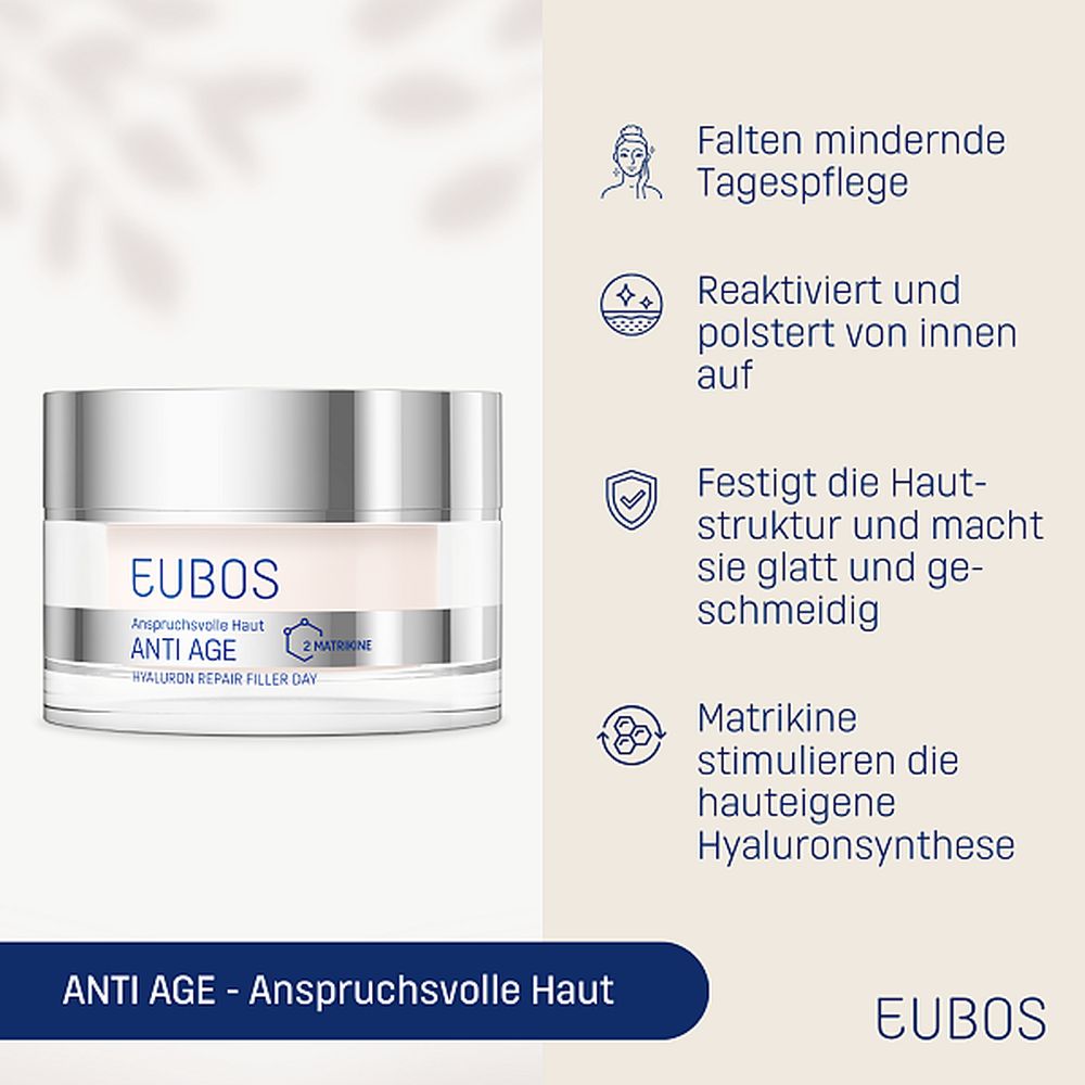 EUBOS ANTI AGE HYALURON REPAIR FILLER DAY 50 ml Creme