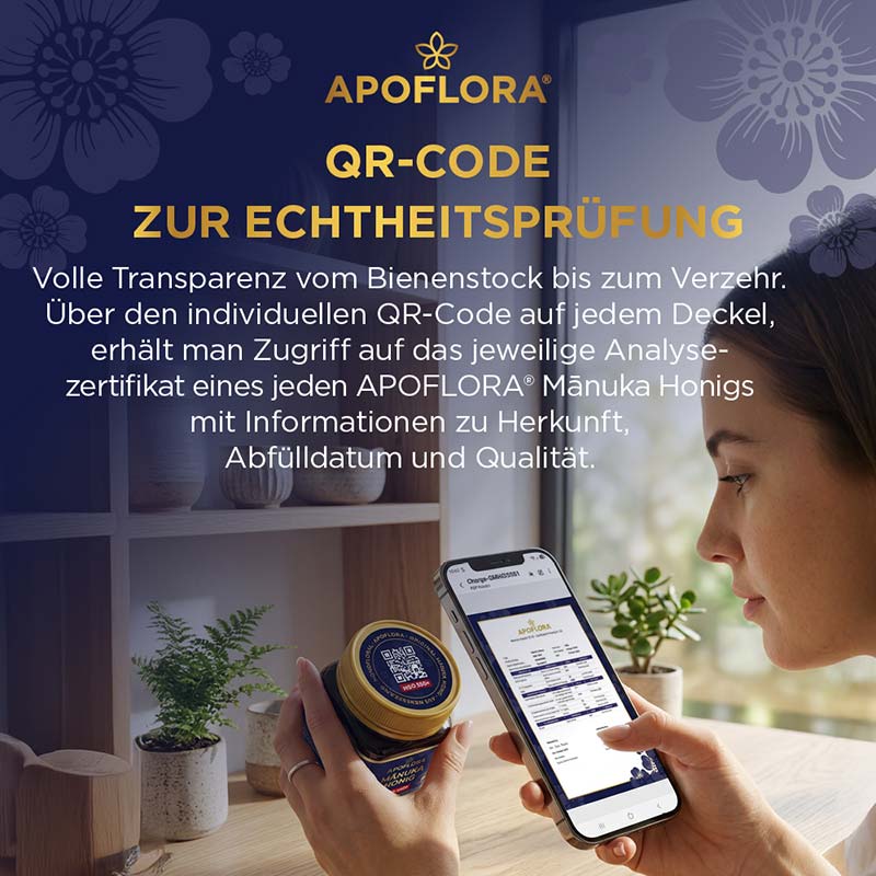 APOFLORA MANUKA HONIG MGO 550+ 250 g