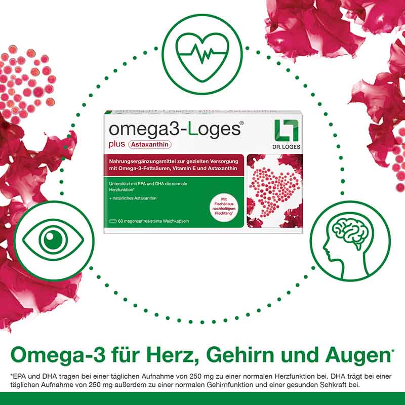 omega3-Loges plus Astaxanthin 120 St Kapseln
