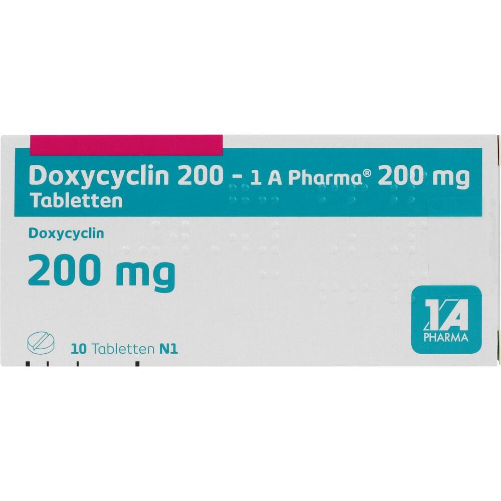 Doxycyclin 200-1 A Pharma 10 St Tabletten