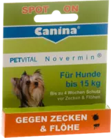 PETVITAL Novermin flüssig f.Hunde bis 15 kg 2 ml Flüssigkeit
