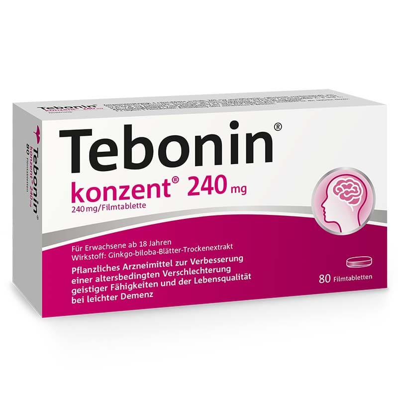 Tebonin konzent 240 mg 80 St Filmtabletten