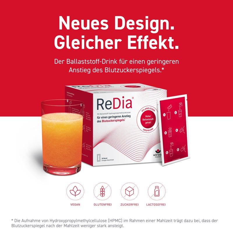 REDIA Granulat Ballaststoffdrink 30X12,3 g Granulat zur Herstellung einer Suspension zum Einnehmen
