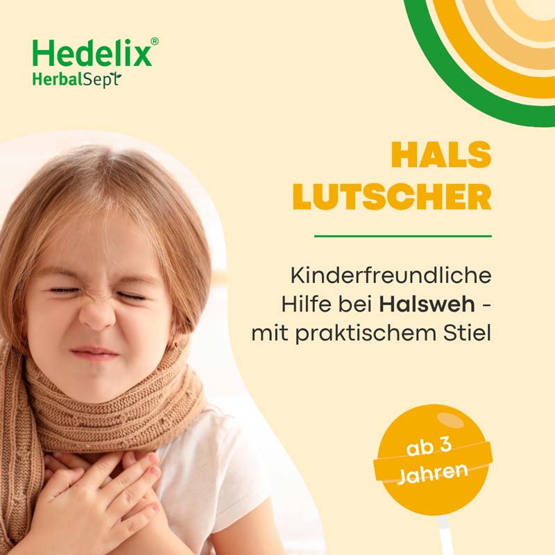 Hedelix HerbalSept Hals Lutscher Kids 6 St Bonbons