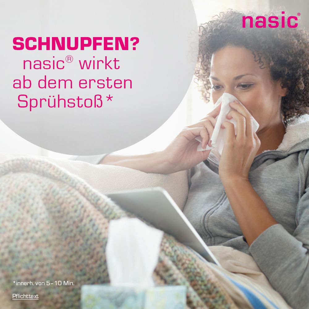 nasic Nasenspray Erwachsene und Schulkinder 10 ml Nasenspray