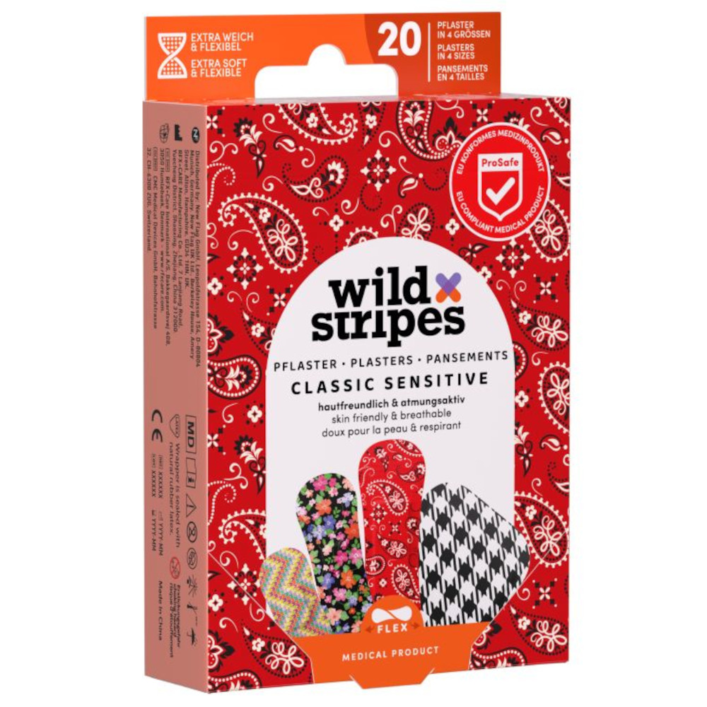 wild Stripes CLASSIC SENSITIVE 20 St Pflaster