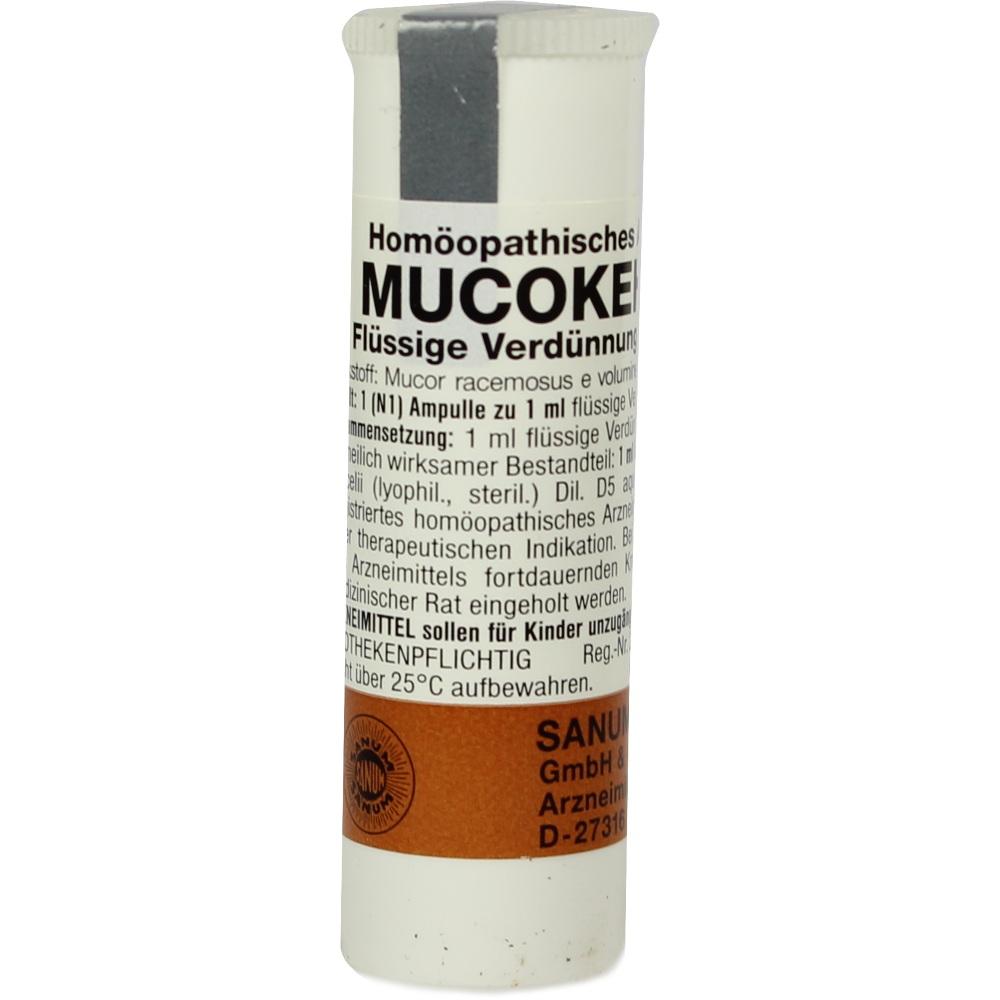 MUCOKEHL Ampullen D 5 1X1 ml Ampullen